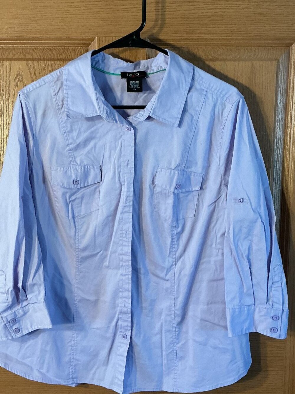 Ley;a Purple Blouse